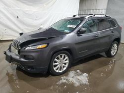 Salvage cars for sale at Central Square, NY auction: 2016 Jeep Cherokee Limited