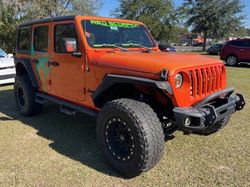 Jeep Wrangler salvage cars for sale: 2018 Jeep Wrangler Unlimited Sport