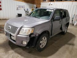 Mercury salvage cars for sale: 2008 Mercury Mariner