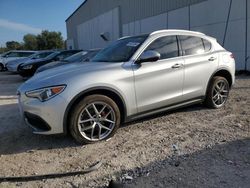 Salvage cars for sale at Apopka, FL auction: 2019 Alfa Romeo Stelvio TI