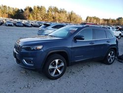 Salvage cars for sale at Mendon, MA auction: 2020 Jeep Cherokee Limited