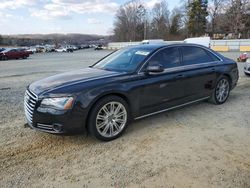 Salvage cars for sale at Concord, NC auction: 2012 Audi A8 L Quattro