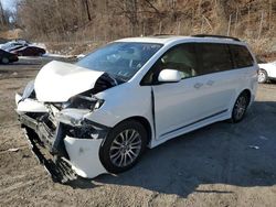 Toyota Sienna xle salvage cars for sale: 2018 Toyota Sienna XLE