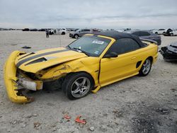 Salvage cars for sale at Taylor, TX auction: 1998 Ford Mustang GT