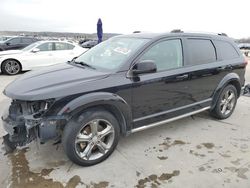 Salvage cars for sale at Grand Prairie, TX auction: 2017 Dodge Journey Crossroad