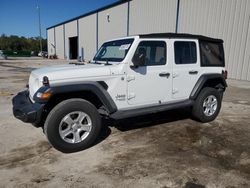 Salvage SUVs for sale at auction: 2020 Jeep Wrangler Unlimited Sport