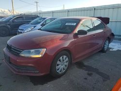 Salvage cars for sale at Magna, UT auction: 2016 Volkswagen Jetta S