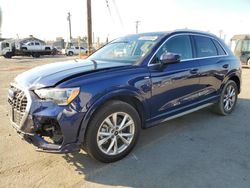 Salvage cars for sale at Los Angeles, CA auction: 2022 Audi Q3 Premium S Line 45