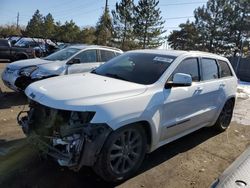 Salvage cars for sale at Denver, CO auction: 2018 Jeep Grand Cherokee Overland