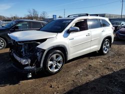 2015 Toyota Highlander Hybrid Limited en venta en Chicago Heights, IL