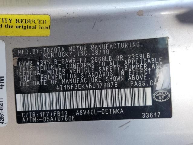 2011 Toyota Camry Base