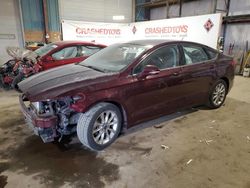 Salvage cars for sale from Copart Eldridge, IA: 2017 Ford Fusion SE