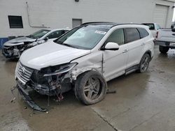 Salvage cars for sale at Farr West, UT auction: 2017 Hyundai Santa FE SE Ultimate