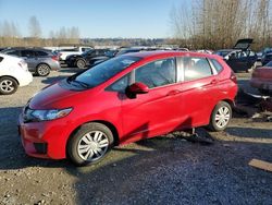 Salvage cars for sale at Arlington, WA auction: 2016 Honda FIT LX