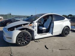 Salvage cars for sale at Homestead, FL auction: 2022 Tesla Model Y