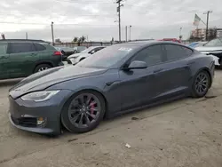 Salvage cars for sale at Los Angeles, CA auction: 2017 Tesla Model S