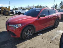 Salvage cars for sale at Denver, CO auction: 2018 Alfa Romeo Stelvio TI Sport