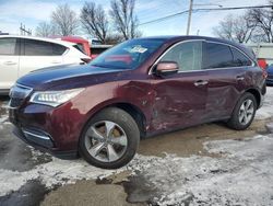 Acura salvage cars for sale: 2016 Acura MDX