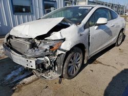 Salvage cars for sale at Pekin, IL auction: 2012 Honda Civic EXL