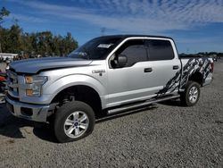 Salvage cars for sale from Copart Chicago: 2015 Ford F150 Supercrew