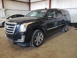 Salvage cars for sale at Pennsburg, PA auction: 2017 Cadillac Escalade ESV Premium Luxury