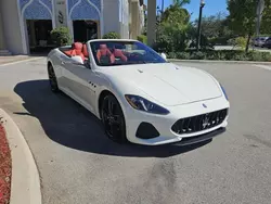 Maserati Granturismo s salvage cars for sale: 2018 Maserati Granturismo S