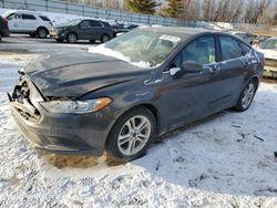 Salvage cars for sale at Davison, MI auction: 2018 Ford Fusion SE