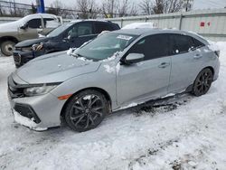 Salvage cars for sale from Copart Walton, KY: 2018 Honda Civic Sport