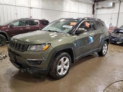 Salvage cars for sale from Copart Franklin, WI: 2018 Jeep Compass Latitude