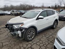 Salvage cars for sale at New Britain, CT auction: 2017 Toyota Rav4 Limited