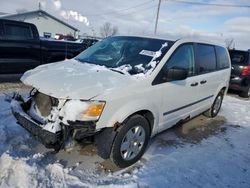 Salvage cars for sale at Pekin, IL auction: 2009 Dodge Grand Caravan C/V