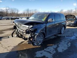 Salvage cars for sale at Marlboro, NY auction: 2014 Infiniti QX80