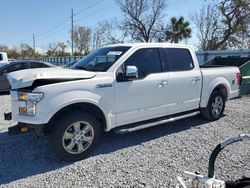 Vehiculos salvage en venta de Copart Riverview, FL: 2017 Ford F150 Supercrew