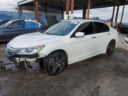 Honda salvage cars for sale: 2017 Honda Accord Sport