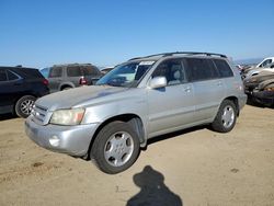 Salvage cars for sale from Copart American Canyon, CA: 2004 Toyota Highlander