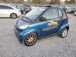 Smart salvage cars for sale: 2008 Smart Fortwo Passion