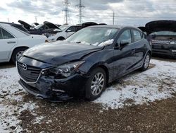 Salvage cars for sale at Elgin, IL auction: 2016 Mazda 3 Sport