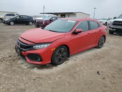 Salvage cars for sale at Temple, TX auction: 2018 Honda Civic EX