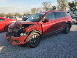 Salvage cars for sale at Riverview, FL auction: 2020 Volkswagen Tiguan SE