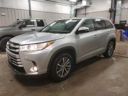 Salvage cars for sale at Casper, WY auction: 2018 Toyota Highlander SE