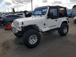 Jeep Wrangler / tj Sahara salvage cars for sale: 1999 Jeep Wrangler / TJ Sahara