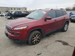 Salvage cars for sale at Wilmer, TX auction: 2016 Jeep Cherokee Latitude