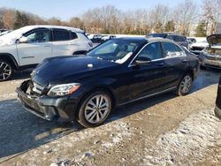 Salvage cars for sale at North Billerica, MA auction: 2019 Mercedes-Benz C 300 4matic