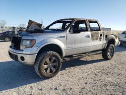 Salvage cars for sale at New Braunfels, TX auction: 2012 Ford F150 Supercrew