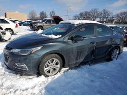 Salvage cars for sale at Moraine, OH auction: 2017 Chevrolet Cruze LT