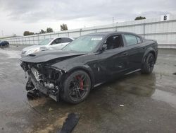 Salvage cars for sale at Martinez, CA auction: 2022 Dodge Charger SRT Hellcat