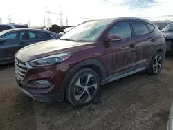 Salvage cars for sale from Copart Elgin, IL: 2017 Hyundai Tucson Limited