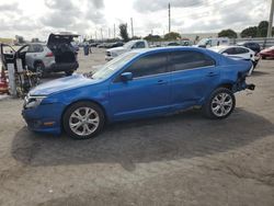 Salvage cars for sale at Miami, FL auction: 2012 Ford Fusion SE