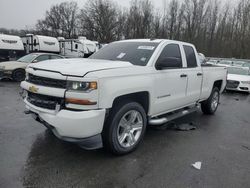 Chevrolet salvage cars for sale: 2017 Chevrolet Silverado K1500 Custom