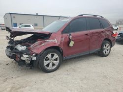 Salvage cars for sale at Haslet, TX auction: 2015 Subaru Forester 2.5I Premium